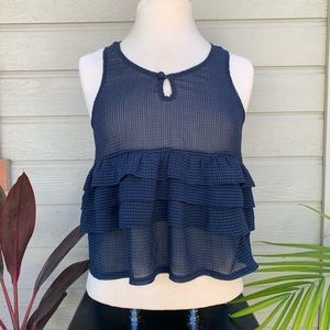 Kimchi Blue crop sheer tank